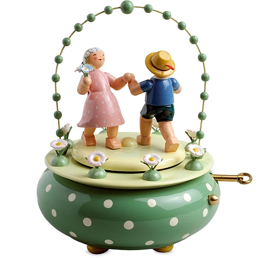 Music Box “Two Dancers In The Garden”