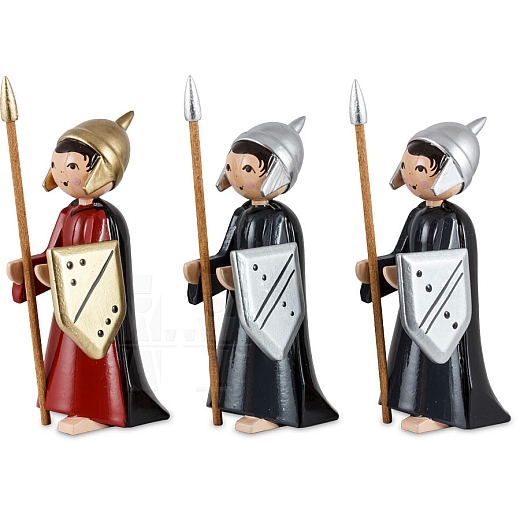 Herods soldiers lacquer painted