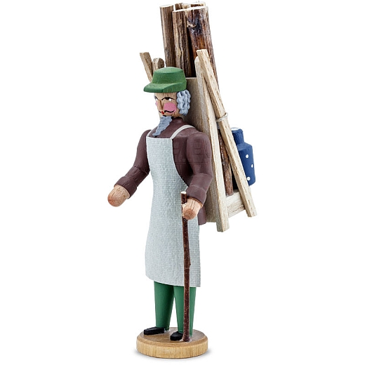 Woodcutter with linen apron