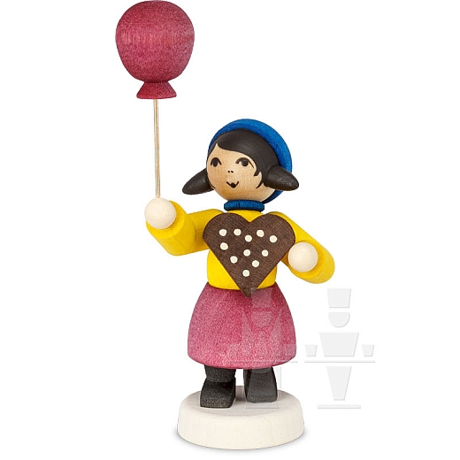 Girl with Gingerbread and Balloon stained from Ulmik