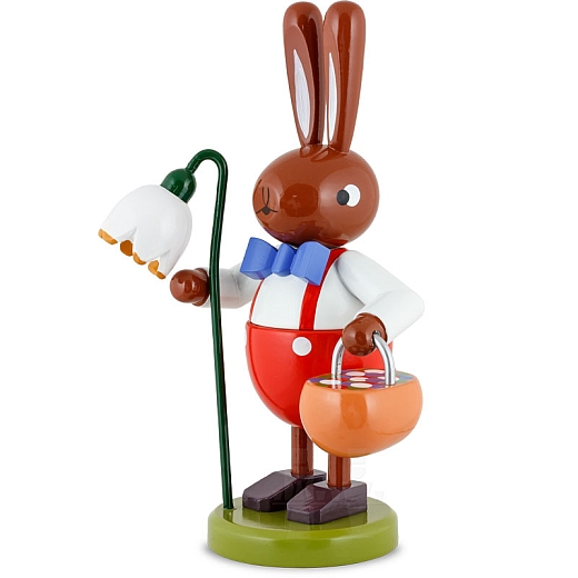 Hase mit Korb groß Serie 16 cm