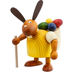 Easter Bunny yellow with backpack
