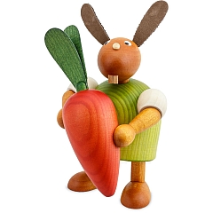 Easter Bunny green with carrot