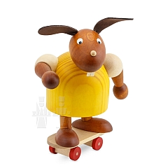 Easter Bunny yellow with Skateboard