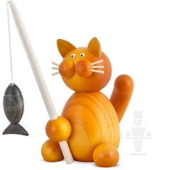 Cat Emmi with Fishing Rod