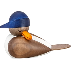 Sleeping Seagull gray with blue Souwester hat