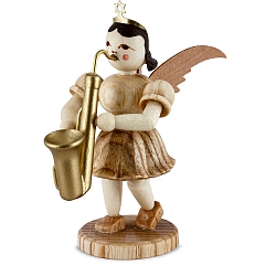 Angel short skirt with saxophone