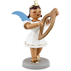 Angel short skirt white with little harp