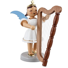 Angel short skirt white with harp