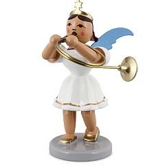 Angel short skirt white with saxhorn