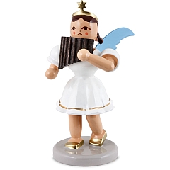 Angel short skirt white with pan flute