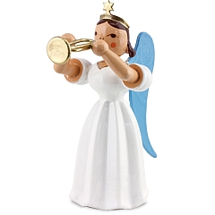 Angel long skirt white with trumpet