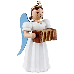 Angel long skirt white with concertina