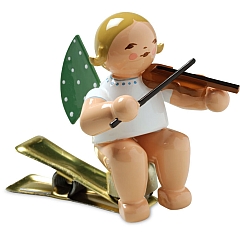 Angel with violin on clip