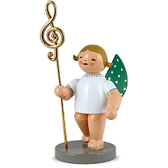 Musikus, angel with gold-plated clef right Gold Edition No. 2