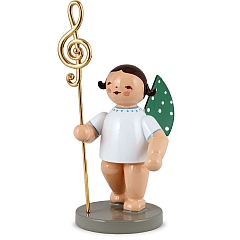 Musikus, angel with gold-plated clef right Gold Edition No. 2