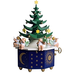 Music Box “Christmas tree” with 36-tone music work