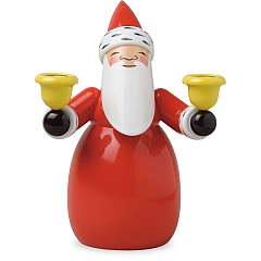 Santa Claus with candle holders
