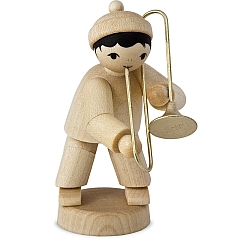 Boy with trombone • natural