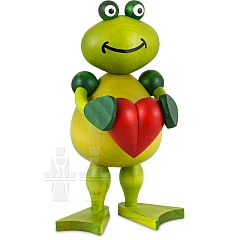 Frog Freddy with heart
