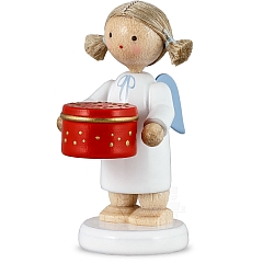 Angel with Candy box red