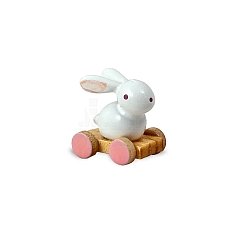 Rabbit on wheel board