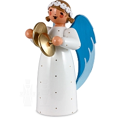 Angel with Cymbals white