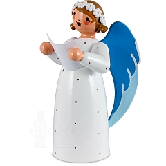 Angel with Sheet Music white