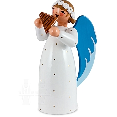Angel with Pan Flute white
