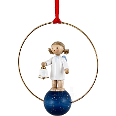 Christmas ornament Angel with bell