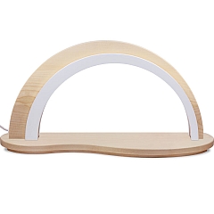 Holz Design LED Bogen natur