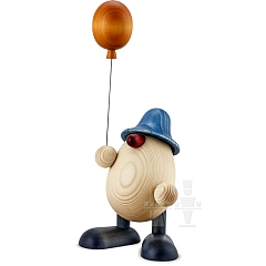 Egghead Otto with ballon blue 15 cm