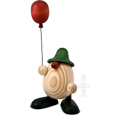 Egghead Otto with ballon green