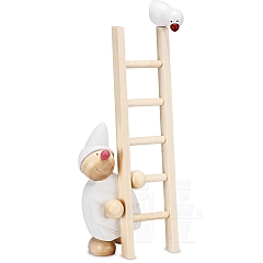 WRETCH with Ladder and Bird white