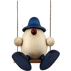 Egghead Bruno on swing blue