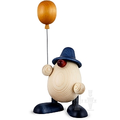 Egghead Otto with ballon blue