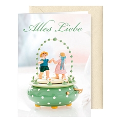 Grußkarte Alles Liebe mit Briefumschlag