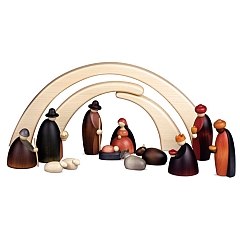 Crib figures small with stable from Björn Köhler