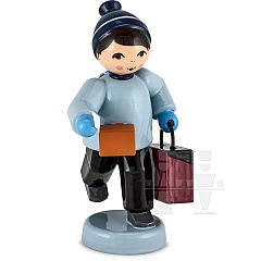 Boy with Suitcase blue from Ulmik
