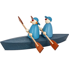 Canoeing two persons blue from Björn Köhler