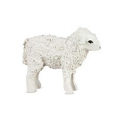 Schaf stehend lackiert für 7 cm Figuren