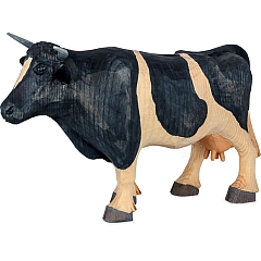 Kuh groß geschnitzt von Gotthard Steglich