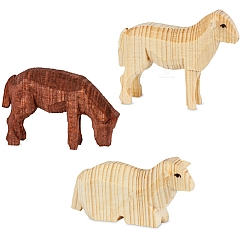 Three sheep stained from Ulmik