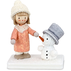 Girl with Snowman from Flade
