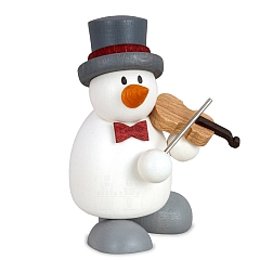 Snowman Otto with violin