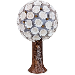 Bloom tree white/gold