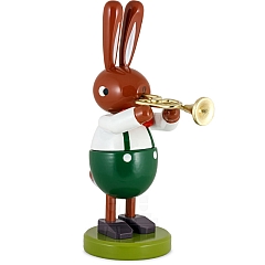 Easter Bunny large with trumpet