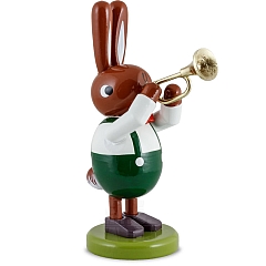 Easter Bunny with trumpet