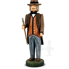 Rattle doll man with yellow waistcoat
